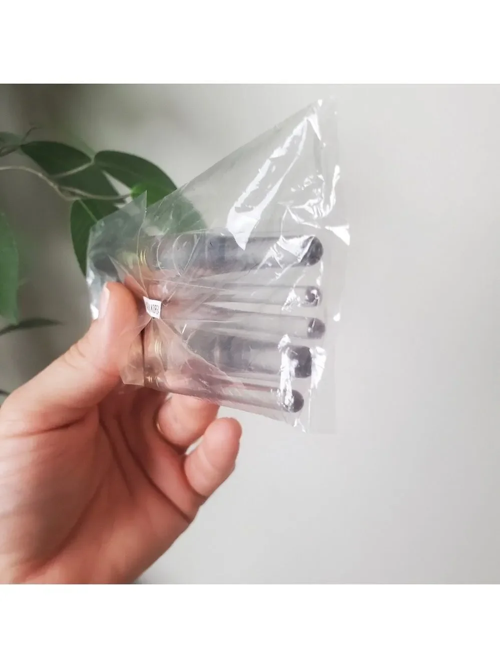 Vintage Mary Kay Beauty Brush Set Of 5 Small Clear Handle